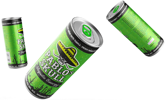 Pablos Skull energy drink | Mixed with Tequila  | Österreich